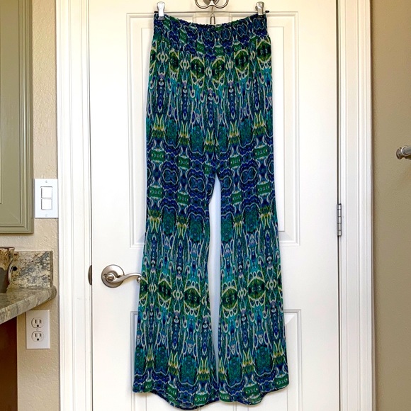 Pants - Sheer printed pants. Small